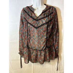 Matilda Jane "Choose‎ Your Own Path" Carol Top Sheer size S Small